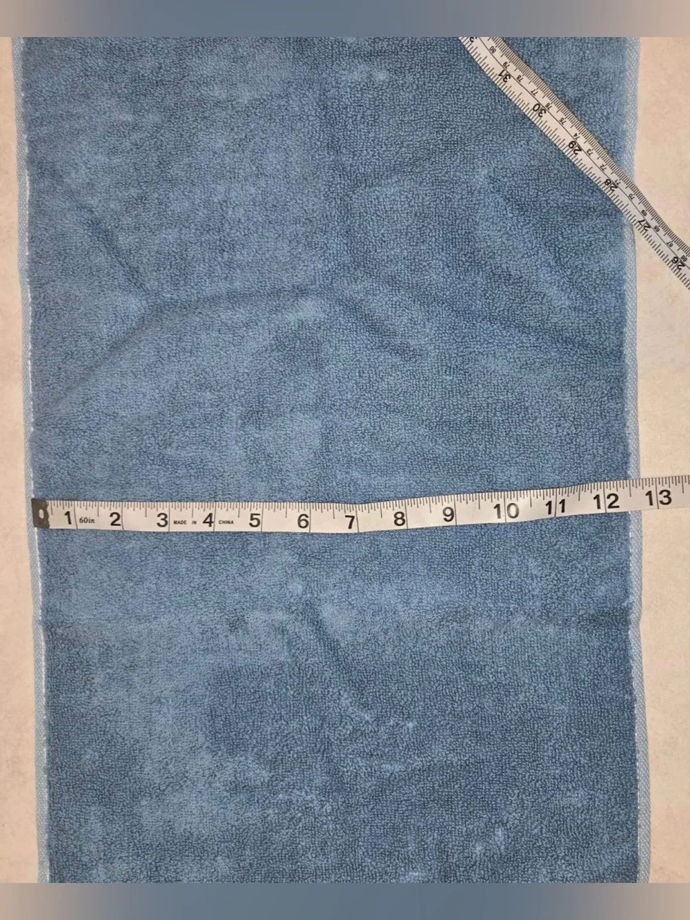 Assorted Striped Bath Towels Yellow Gray Cream Blue Set of 4